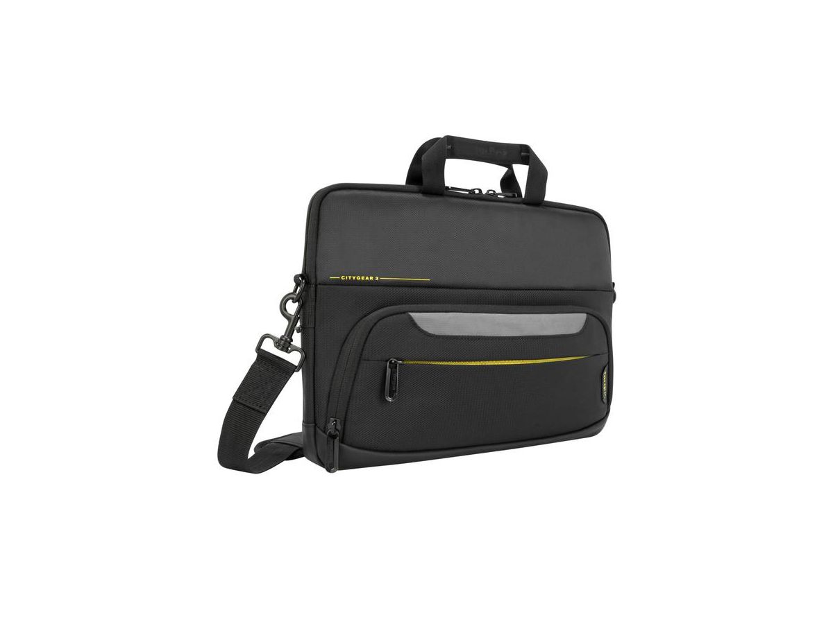 Targus TSS866GL City Gear Sacoche fine pour ordinateur portable, 14 pouces, noir
