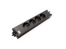 BACHMANN STEP BASE 4xUTE GST18, CEE 7/7 fiche de contact de protection C19 1m
