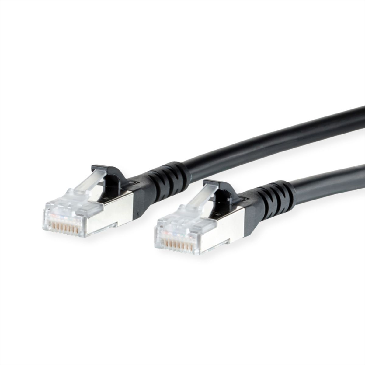 METZ CONNECT Cordon de brassage Cat.6A AWG 26, LSOH, noir, 60 m