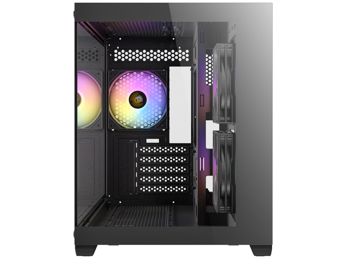ANTEC CX600M ARGB B Boîtier PC Micro-ATX Gaming PC, noir