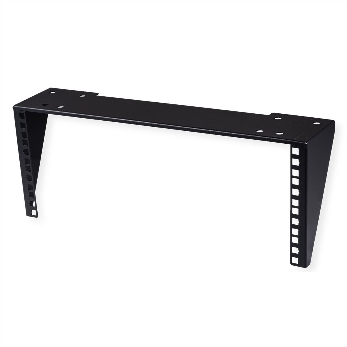 Support 19" mural / sous le bureau, 4 UH, noir