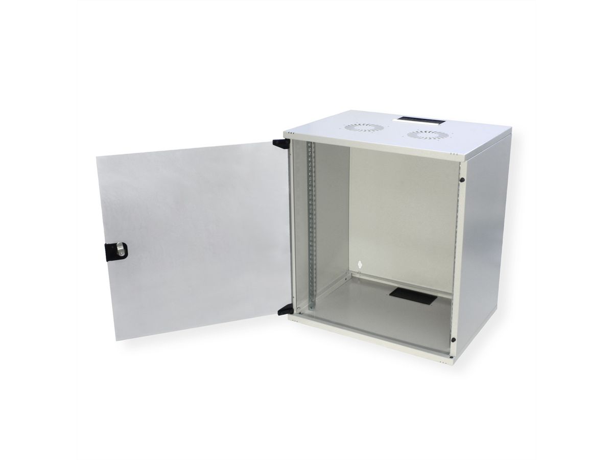 ROLINE 19" Boîtier mural Basic 12U, 540x400 LxP gris, EN KIT