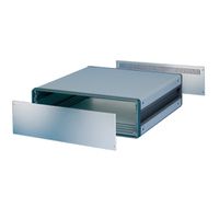 Panneau arrière CompacPRO SCHROFF avec fentes ventilées, 6 U, 84 HP