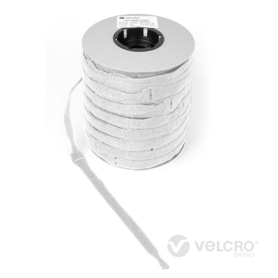 VELCRO® One Wrap® Strap 20mm x 200mm, 750 pièces, blanc