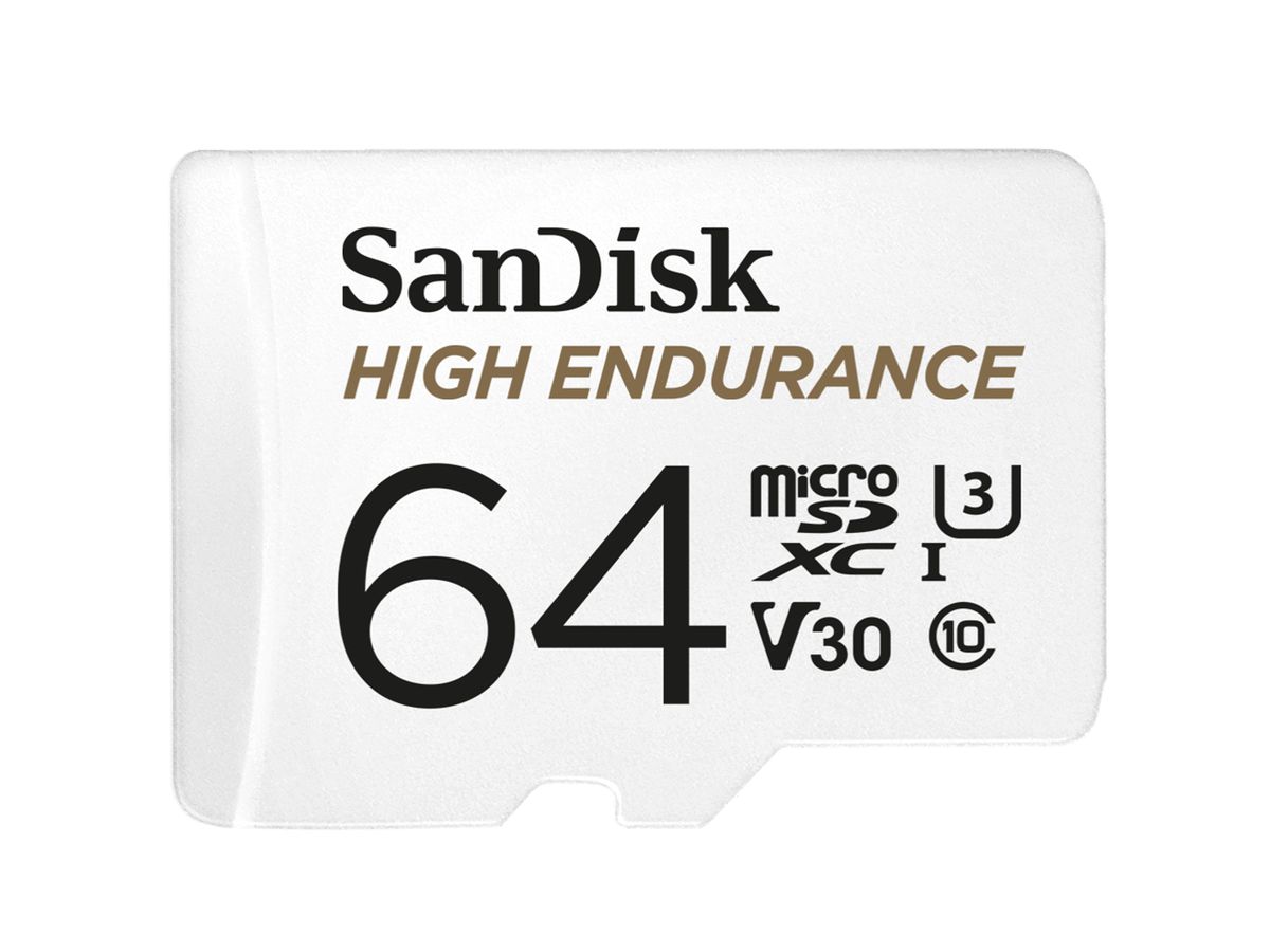 SanDisk High Endurance 64 Go MicroSDXC UHS-I Classe 10