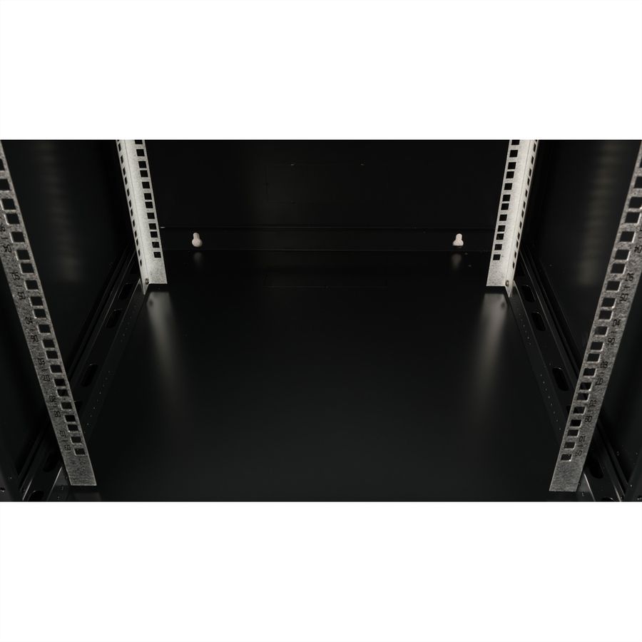 VALUE Boîtier mural 19 pouces 9U, 600 x 600 mm, noir, kit à assembler