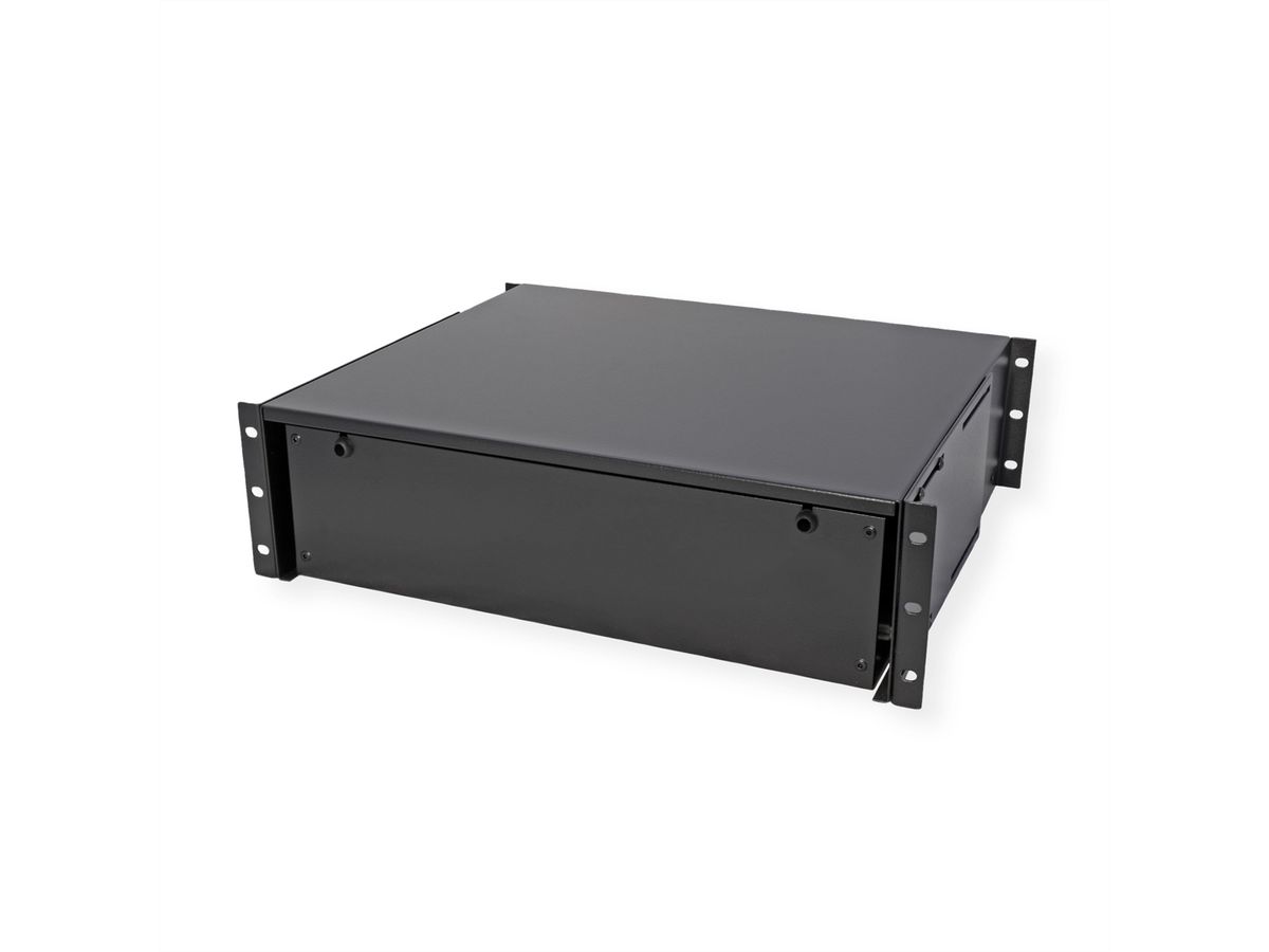 ROLINE 19" Tiroir pour clavier 3U, 400P verrouillable noir