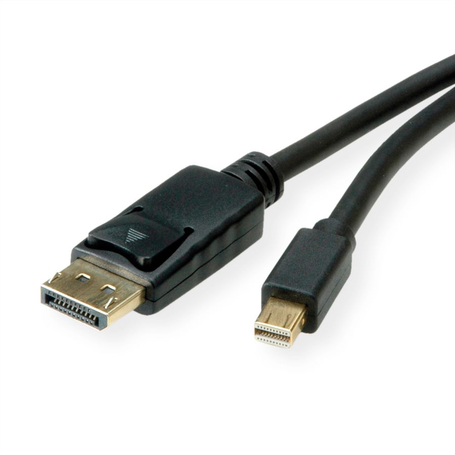 ROLINE Câble Mini DisplayPort v1.4, mDP M - DP M, noir, 2 m