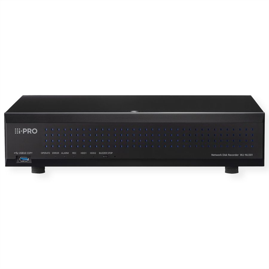 i-PRO WJ-NU301 NVR Enregistreur vidéo en réseau, 16-CH, 16x PoE