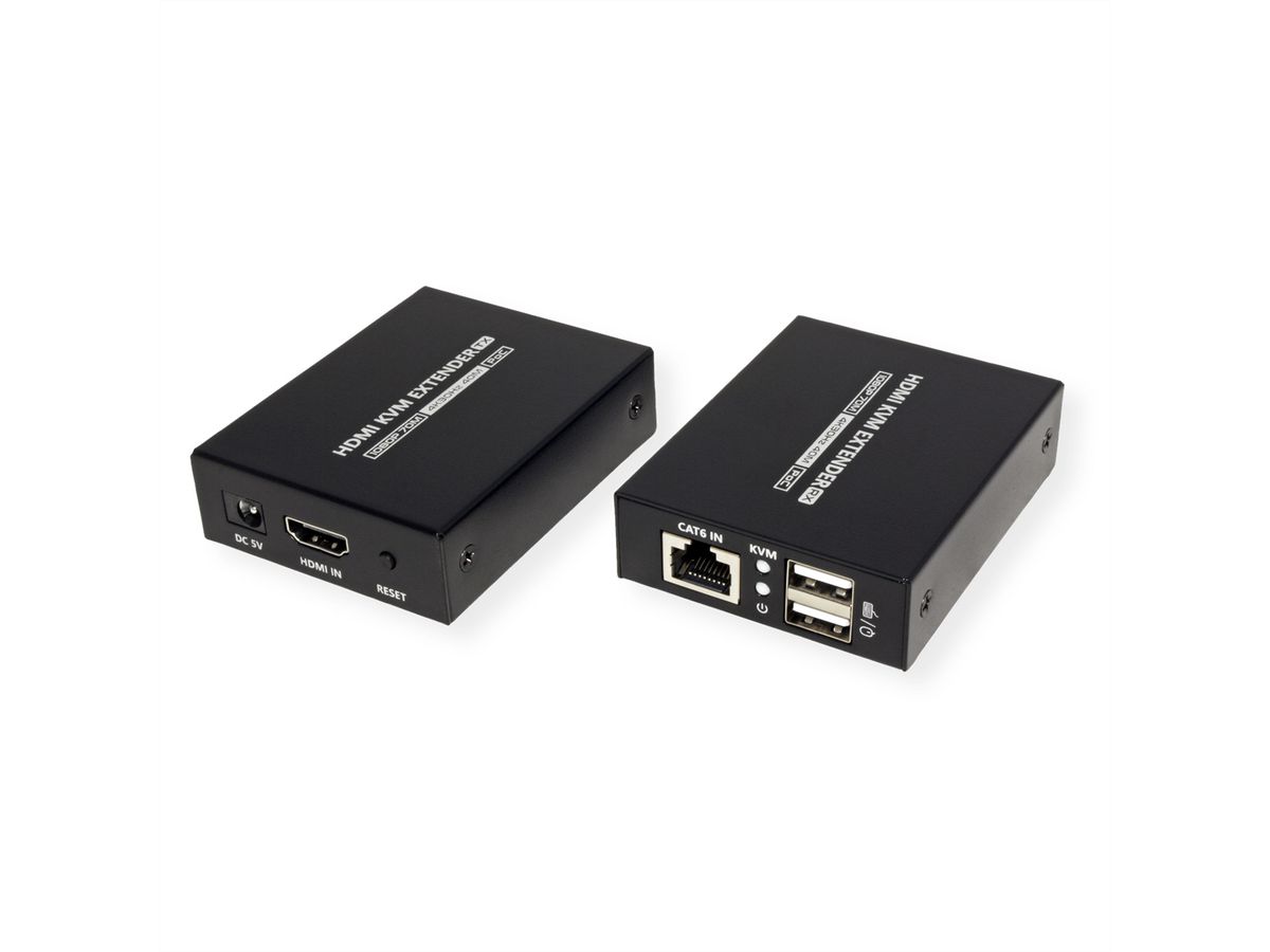VALUE Prolongateur KVM via Cat.6/6A, HDMI4K30, max. 40m