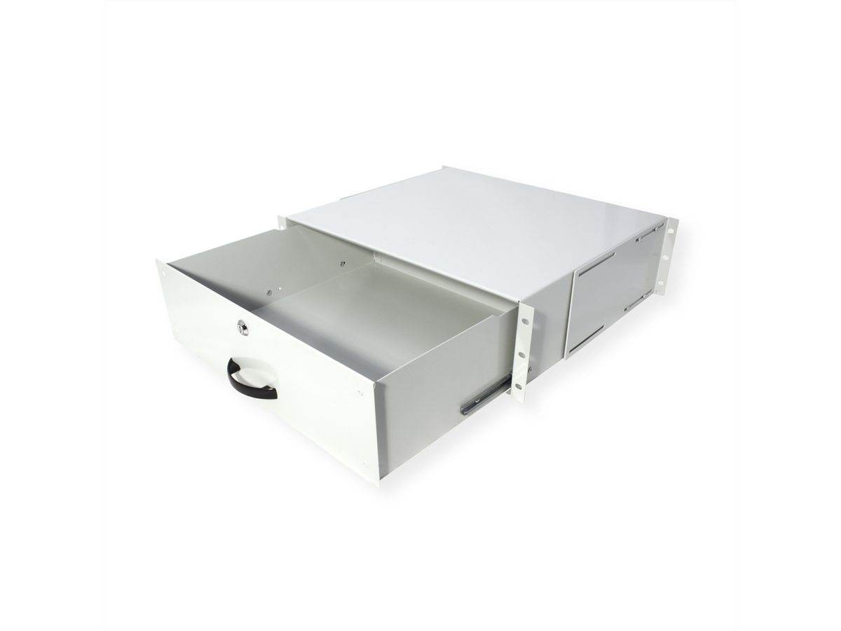 ROLINE 19" Tiroir pour clavier 3U, 400P fermable gris