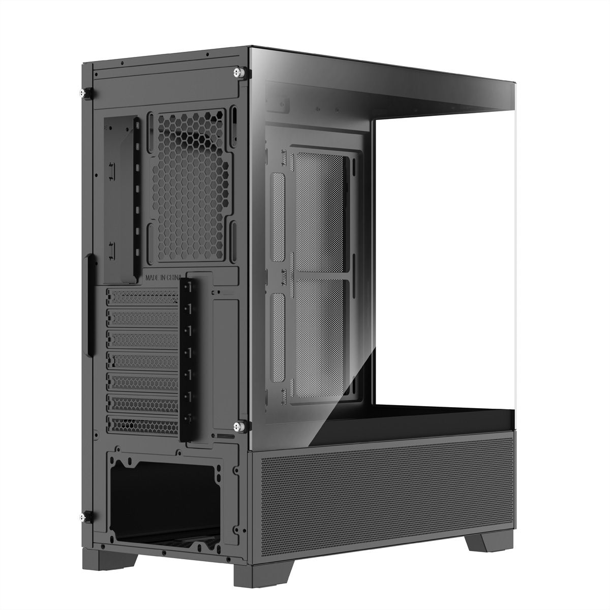XILENCE Xilent Beam Boîtier PC ATX noir, Boîtier PC Gaming ATX X218.ARGB noir