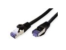 Cordon ROLINE S/FTP(PiMF) Cat.6A / 10 Gigabit, LSOH, Component Level, noir, 0,3 m