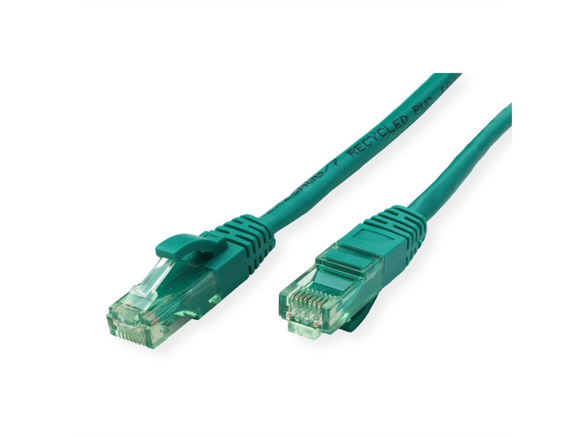 ROLINE RM Cordon UTP Cat.6A / 10 Gigabit, vert, 2 m