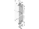 SCHROFF Module AMC avec poignée de traction, MTCA.4, double compact, acier