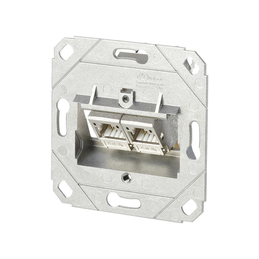 METZ CONNECT C6Amodul 2 port 180°M encastré sans cache
