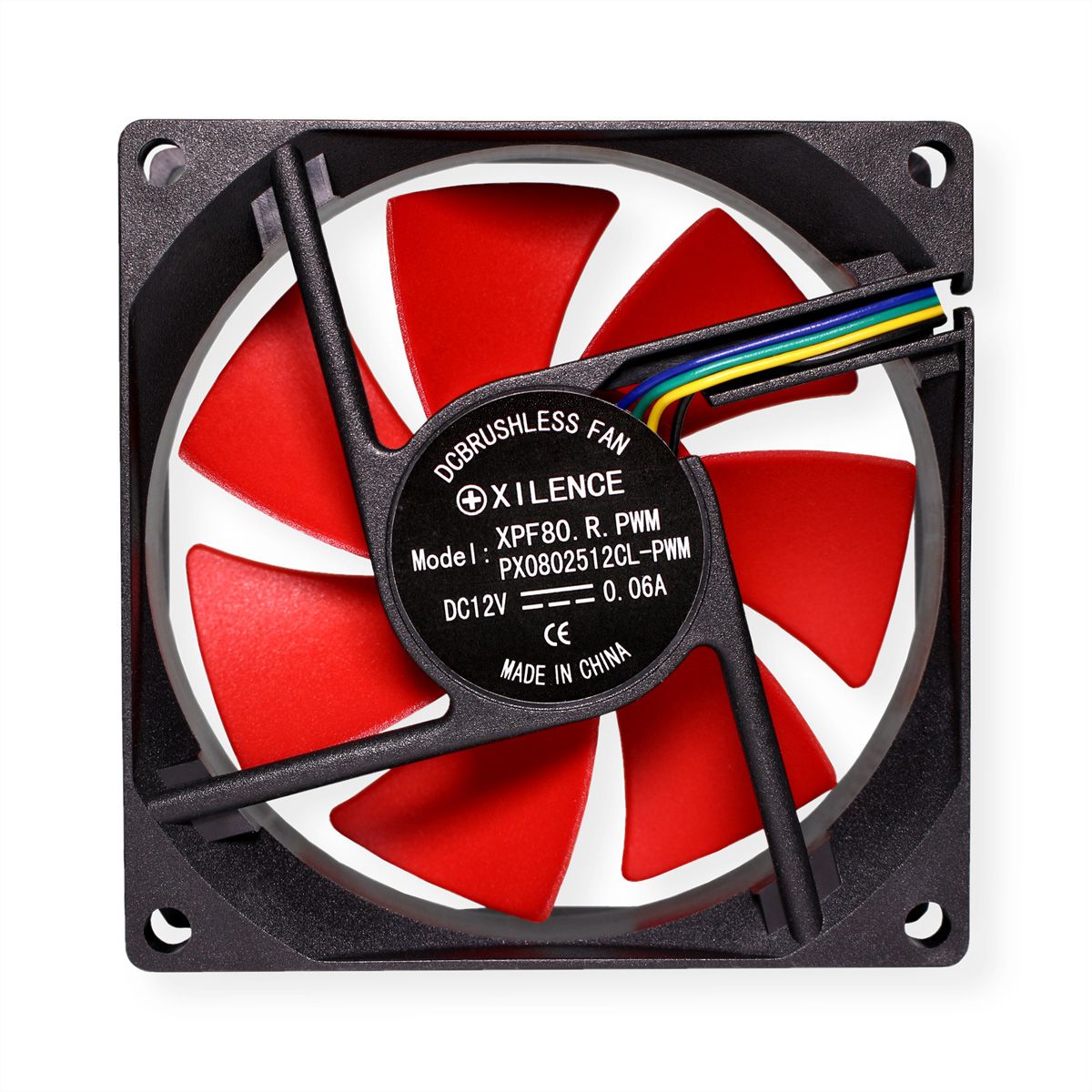 Xilence XPF80.R.PWM 80mm PWM Ventilateur de boîtier, 4PIN