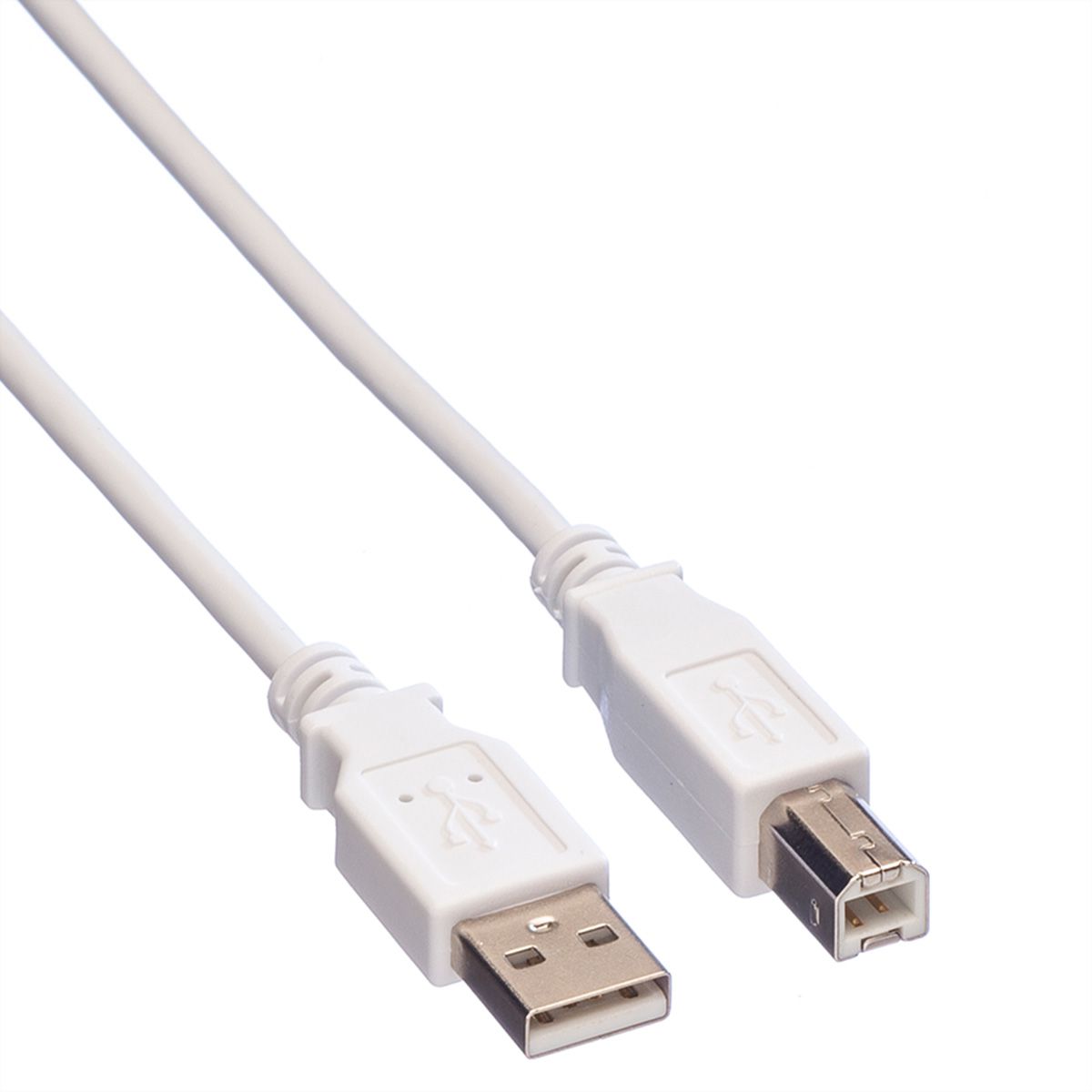 VALUE Câble USB 2.0 Type A-B, blanc, 3 m