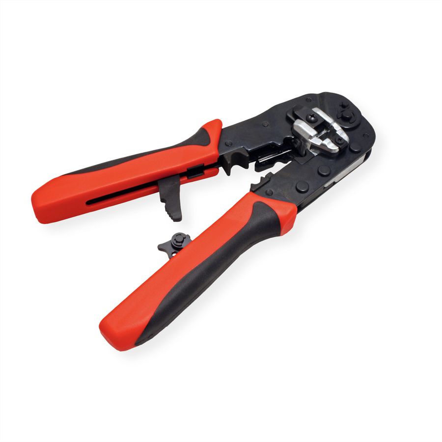 VALUE Pince à sertir universelle pour RJ45 (8P8C) avec / sans raccord de blindage