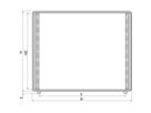SCHROFF Comptec 19" Desktop Case, non blindé, capot alu, 12 U, 84 HP, 600 mm