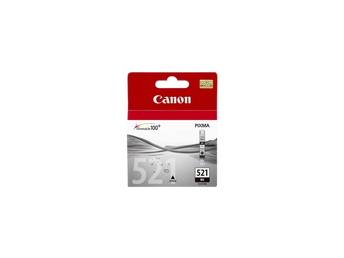 Canon CLI-521 BK cartouche d'encre Original Noir 1 pièce(s)