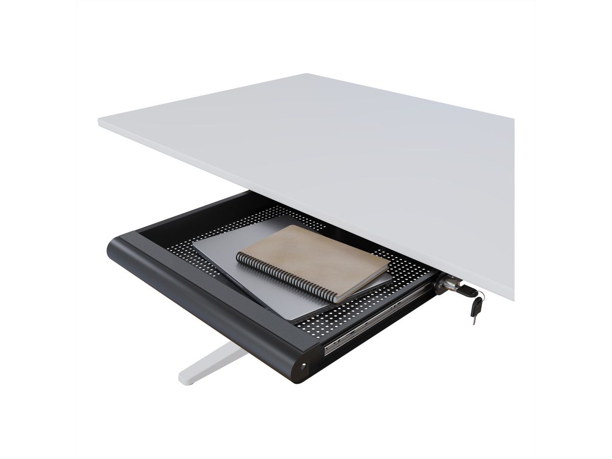 DATAFLEX Addit tiroir sécurisé pour laptop, 623, pour ordinateur portable, noir