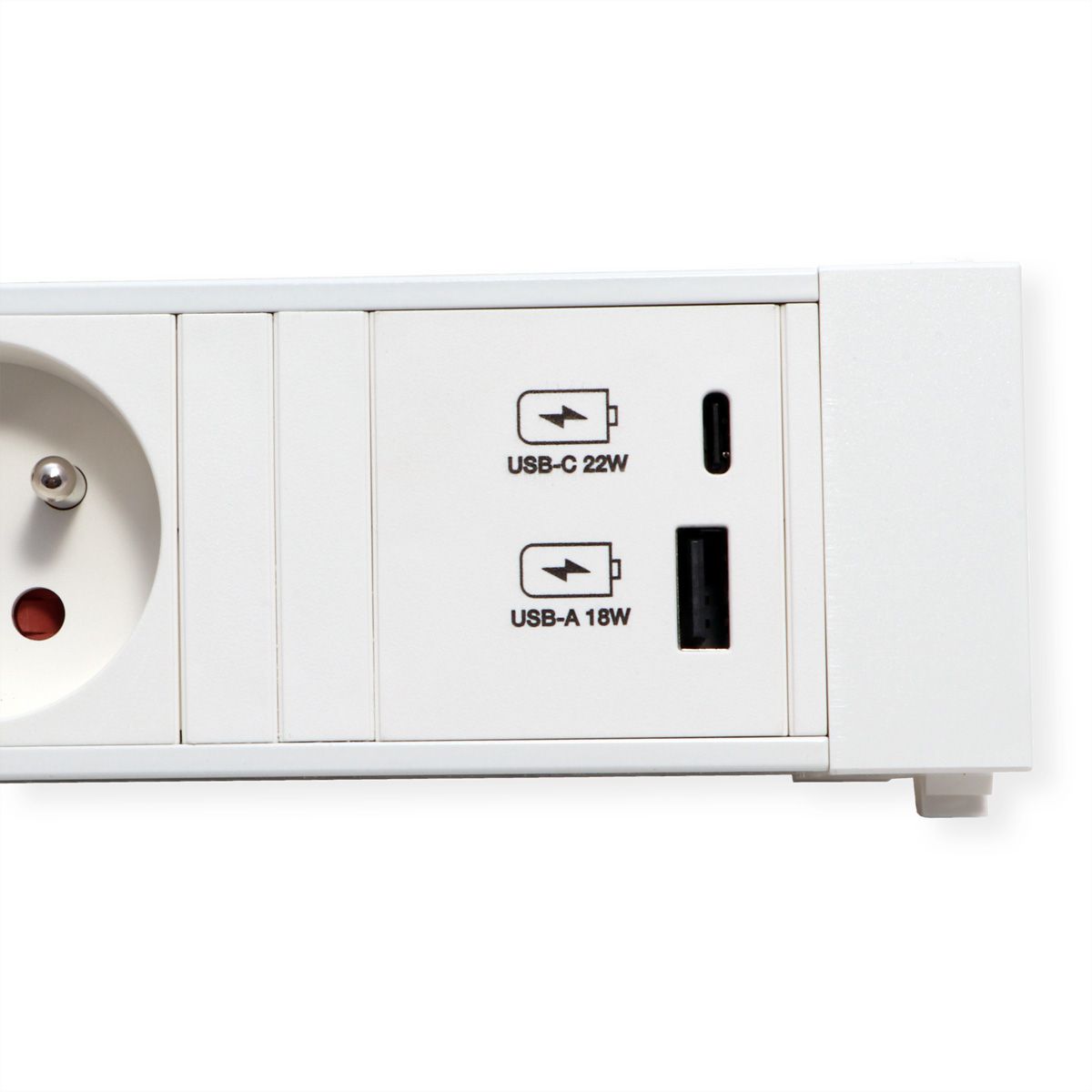BACHMANN POWER FRAME 2xUTE 1xUSB A/C 22W 0,2m GST18