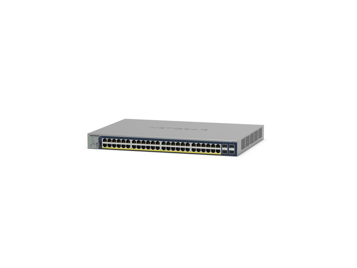 NETGEAR GS728TP Géré L2/L3/L4 Gigabit Ethernet (10/100/1000) Connexion Ethernet, supportant l'alimentation via ce port (PoE) Gris