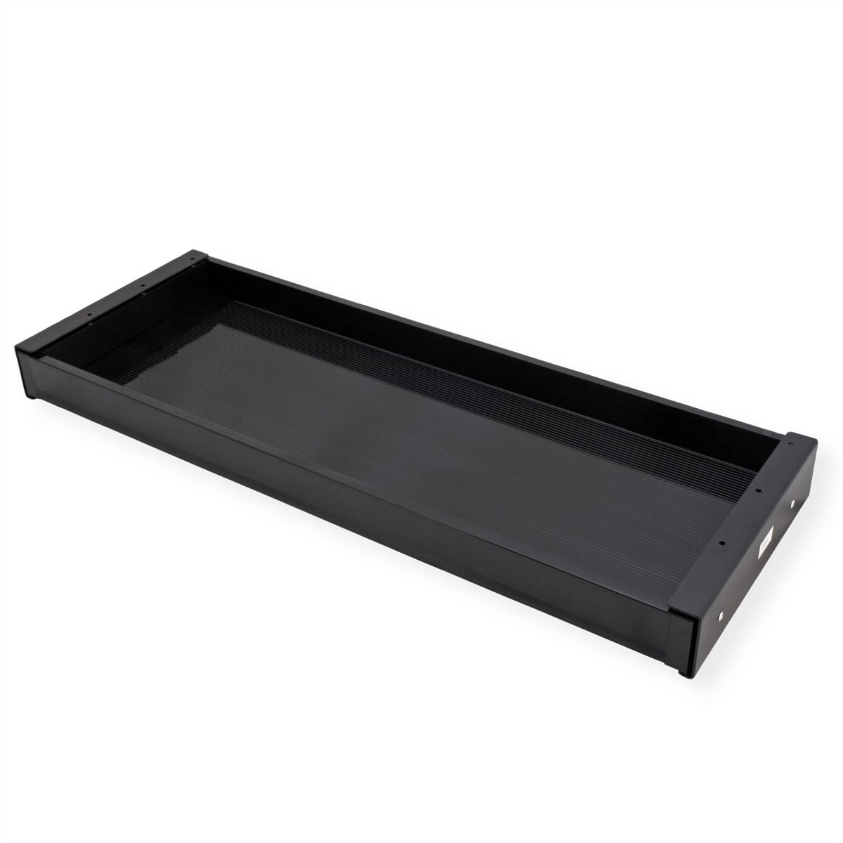 VALUE Tiroir sous bureau ultra-mince, grand modèle, noir