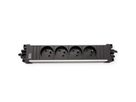 BACHMANN STEP ALU 4xUTE 35° GST18, Prise CEE 32A bleue, mesure