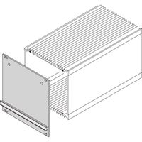 SCHROFF HF Frame Type Plug-In Unit Face avant, 3 U, 10HP, 2.5 mm, Al, face avant anodisée, face arrière conductrice