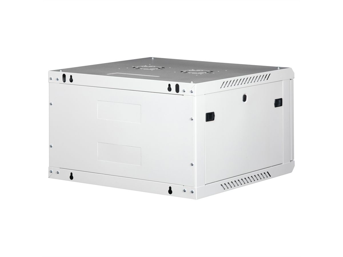 ROLINE 19" Boîtier mural Basic Plus 6U, 600x600 LxP gris