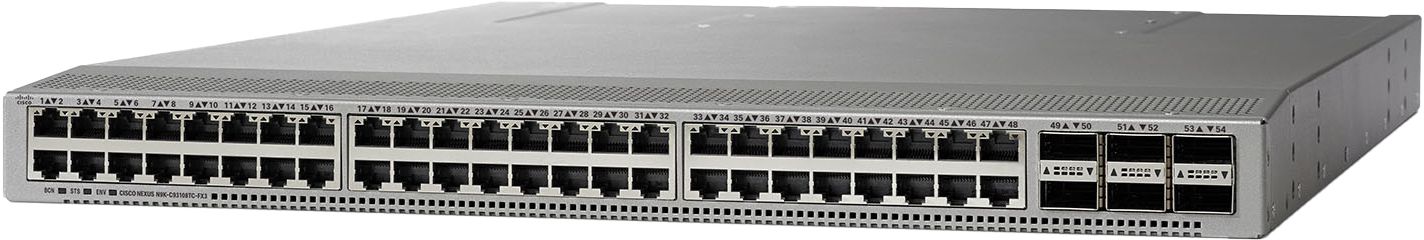 Cisco Nexus 9300 Géré L2/L3 Gigabit Ethernet (10/100/1000) Connexion Ethernet, supportant l'alimentation via ce port (PoE) Gris