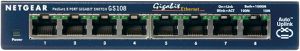 NETGEAR GS108 Gigabit Switch 8xRJ45