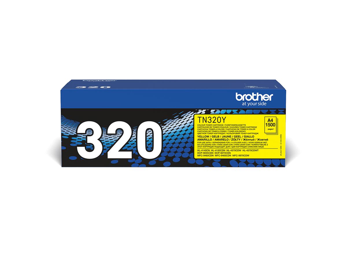 Brother TN-320Y - Cartouche de toner originale – Jaune