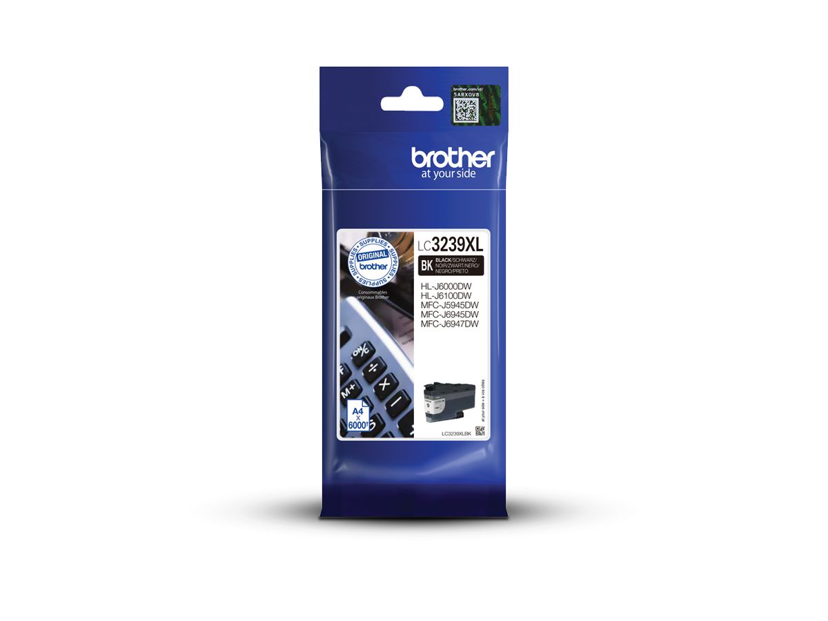 Brother LC-3239XLBK cartouche d'encre 1 pièce(s) Original Rendement élevé (XL) Noir