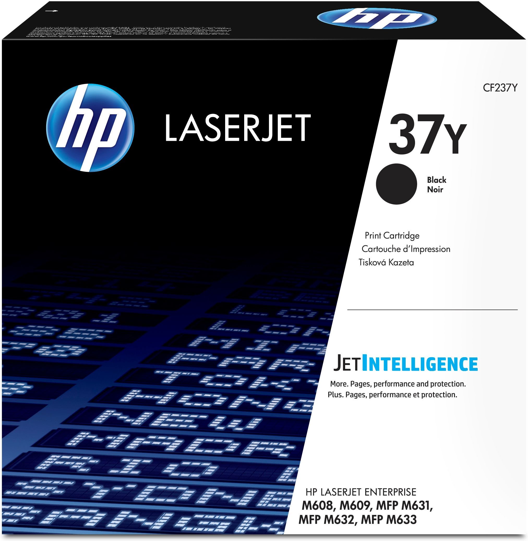 HP Cartouche de toner noir authentique 37Y LaserJet très grande capacité