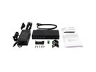 EXSYS EX-12290HMS HUB métallique 10 ports USB 3.2 Gen 2x1, 4x USB-C et 6x USB-A 3.2 Gen 1, pour table, mur et rail DIN