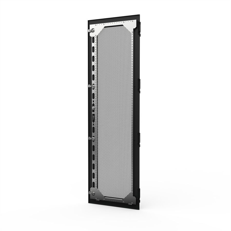 SCHROFF Porte 2000H 800L EMC perforée  séismique  fermeture à 4 points