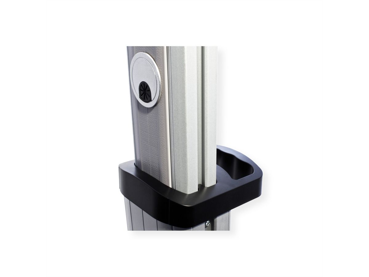 ROLINE Support LCD/TV sur roues, jusqu'à 100kg, argent