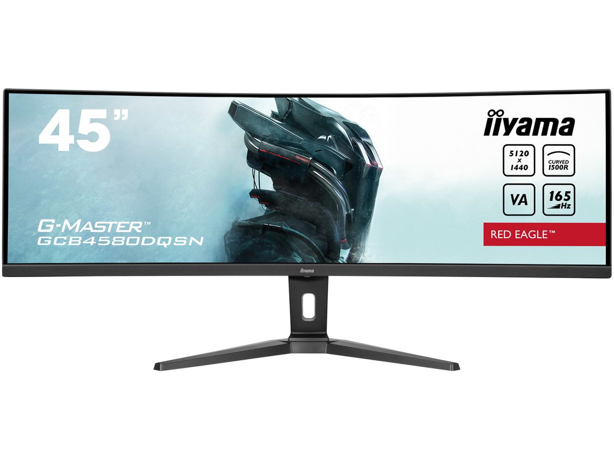 iiyama G-MASTER RED EAGLE CURVED écran plat de PC 114,3 cm (45") 5120 x 1440 pixels Dual QHD LED Noir
