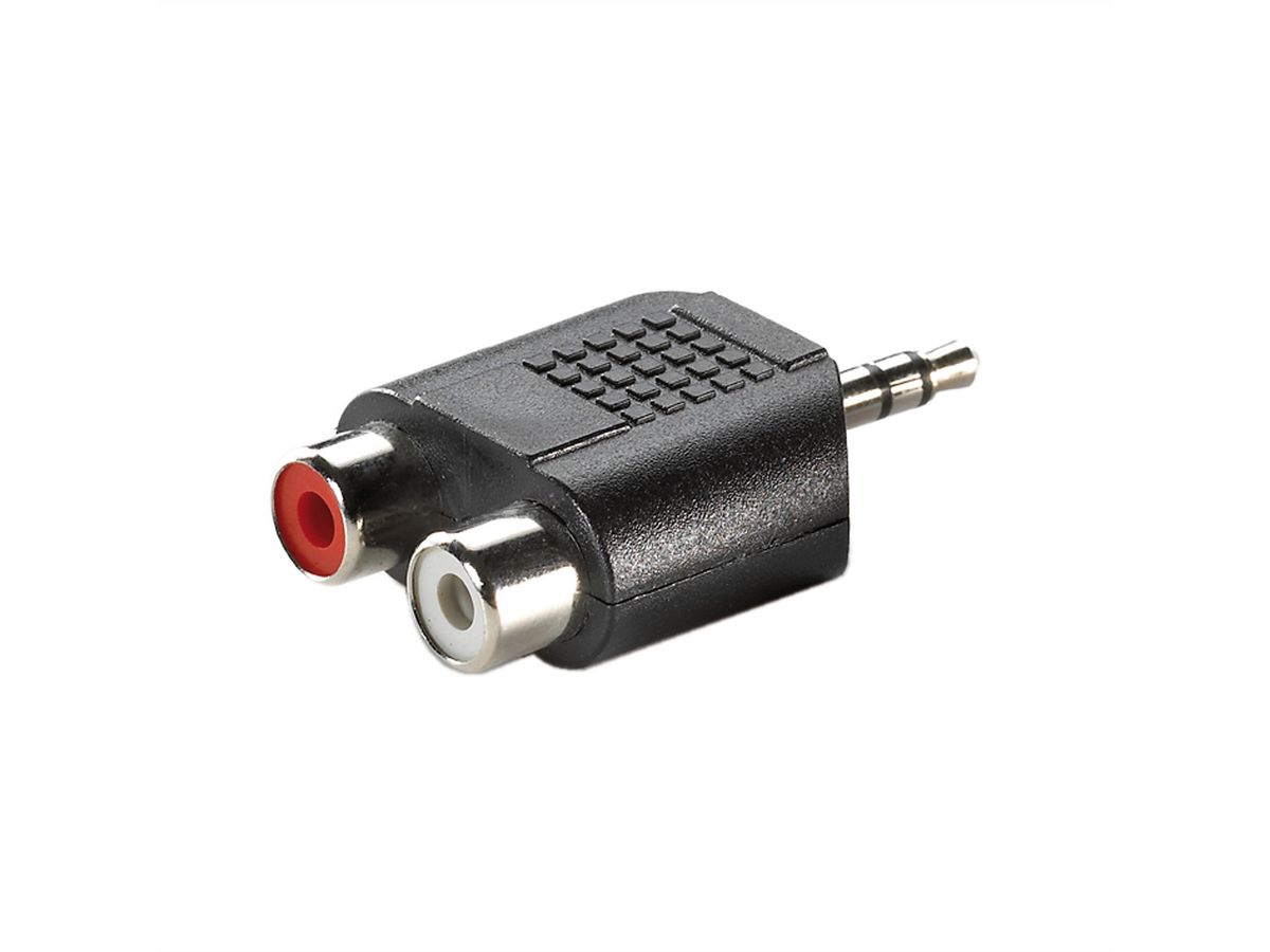 VALUE Adaptateur 3,5mm (1x M, 2x RCA F)