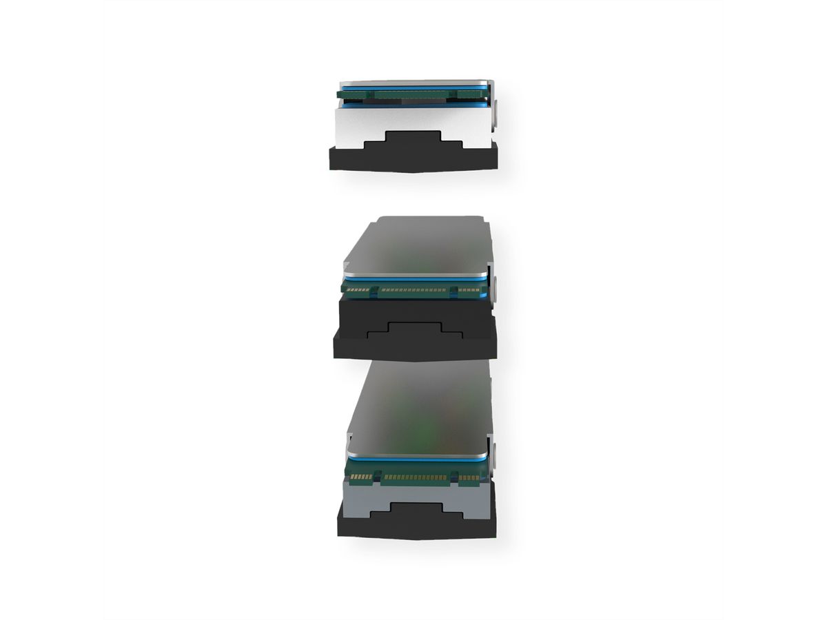 Xilence M2SSD.B.ARGB Radiateur M.2 2280 SSD PCIe NVMe/SATA, 3PIN ARGB 5V, passif