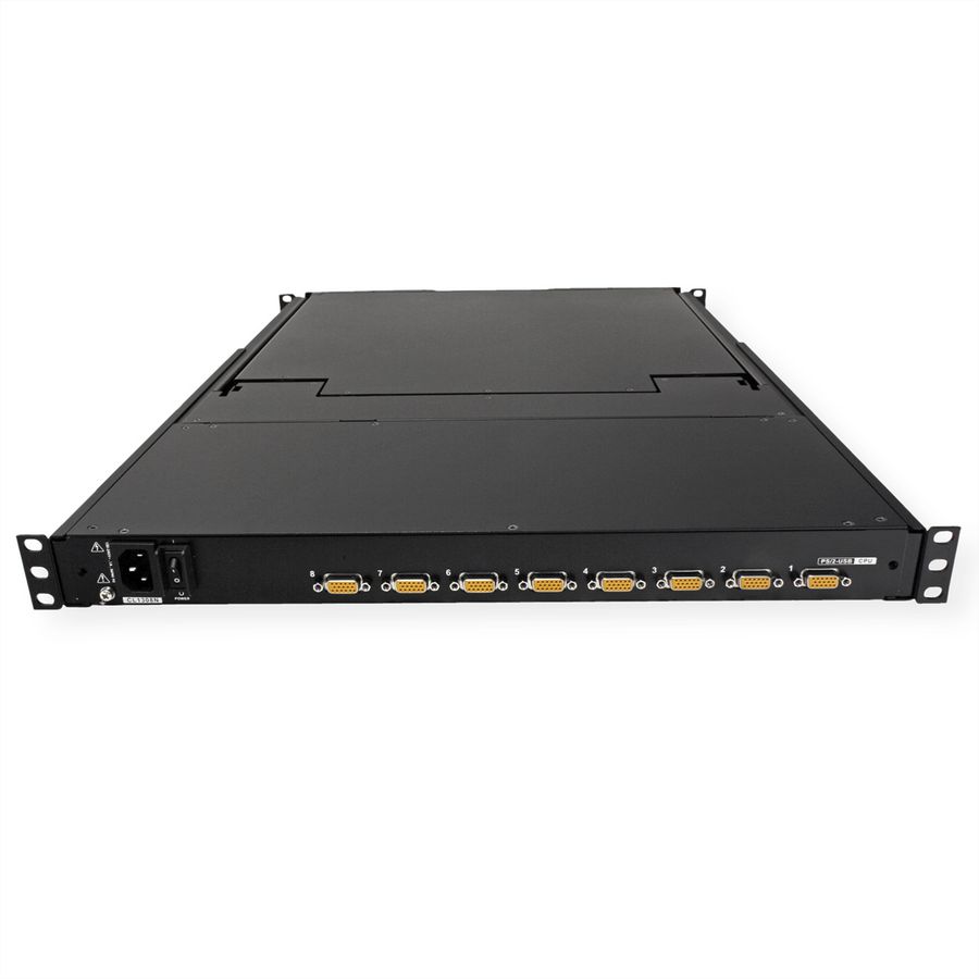ATEN CL1308N Commutateur KVM, 48cm TFT, VGA, PS/2-USB, 8 ports, ES-Layout