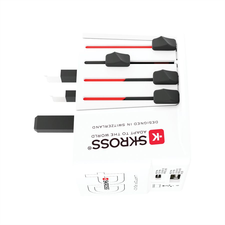 SKROSS MUV AC30PD White Adaptateur de voyage, monde