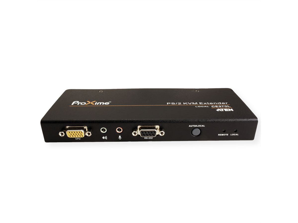 ATEN CE370 Système d'extension KVM VGA PS/2, audio, RS-232, 300 m