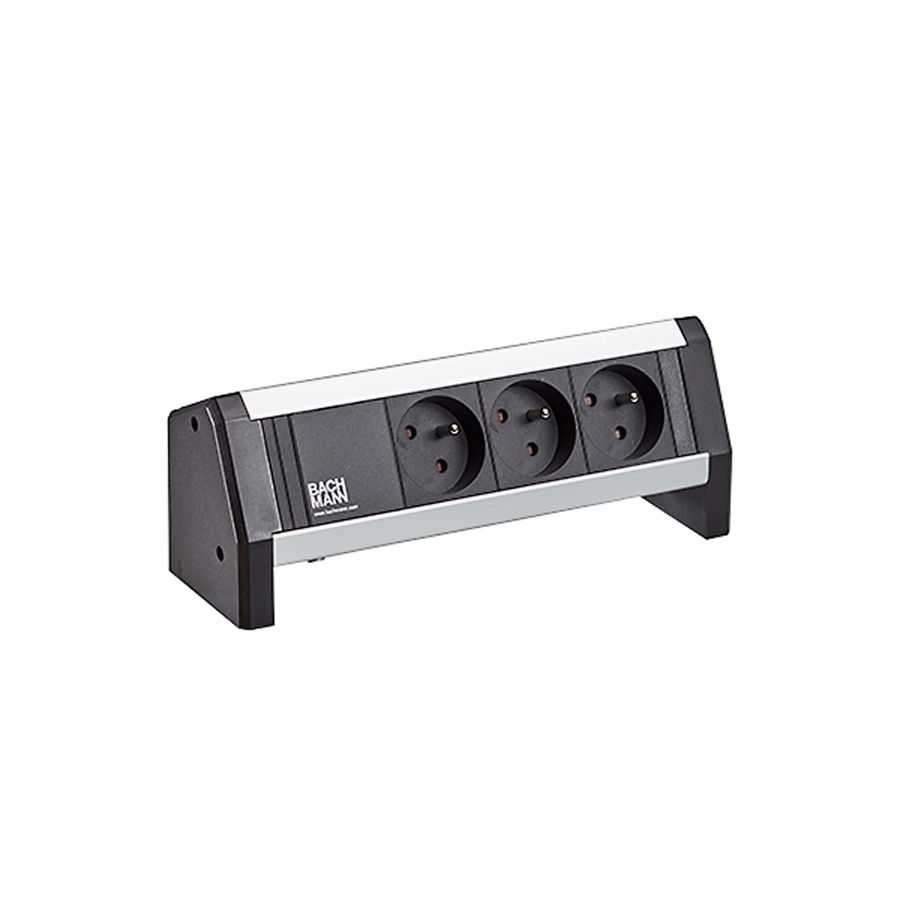 BACHMANN DESK 3xUTE 35° noir entrée-sortie:GST18