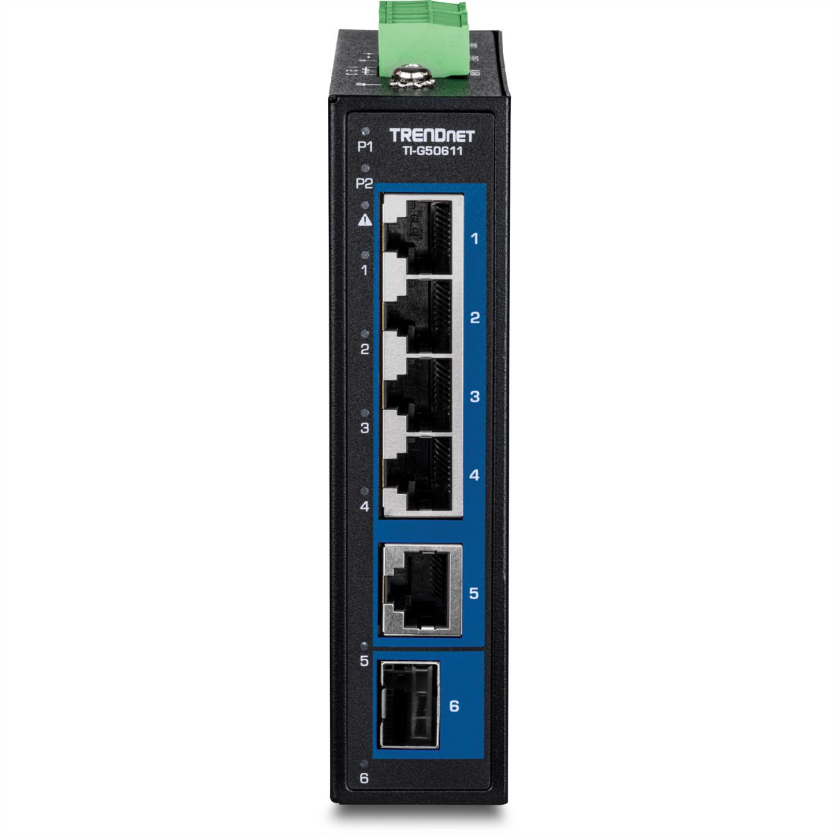 TRENDnet TI-G50611 Switch Rail DIN industriel 2,5G à 6 ports avec 1 port 10G
