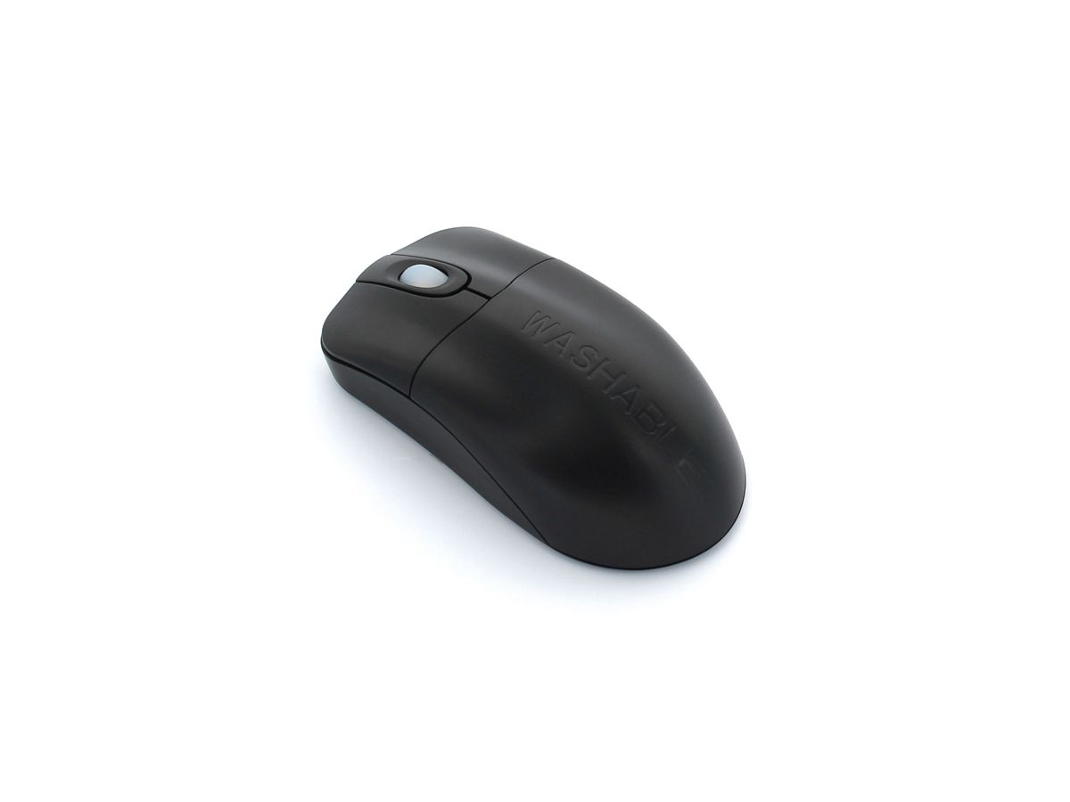 SEAL SHIELD Silver Storm Wireless STM042WE, Souris étanche Wireless noire 1000dpi