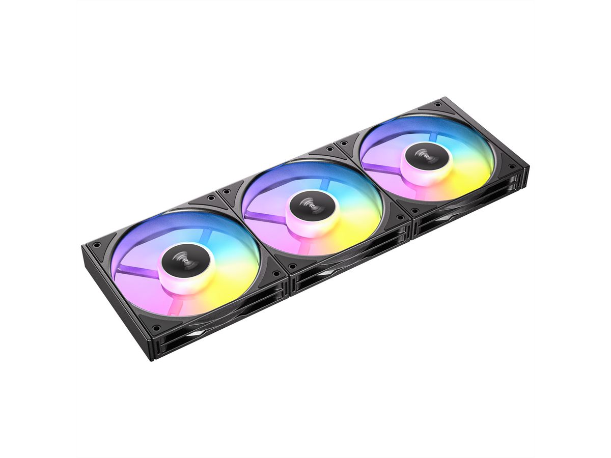 ANTEC Ventilateur de boîtier PC C120 ARGB 120 mm, lot de 3, noir